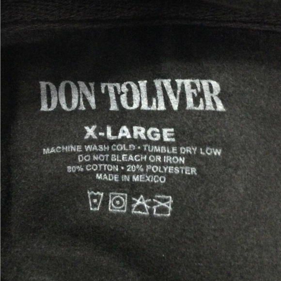 Don Toliver Love Sick Spring Tour 2023 Dates 2 sided Hoodie Black Size XL - Picture 6 of 6